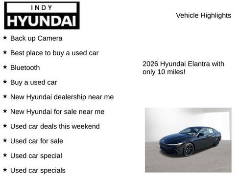 New 2026 Hyundai Elantra Sport w/ Cargo Package FWD image 7