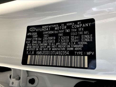 New 2026 Hyundai Tucson Limited AWD/4WD image 21