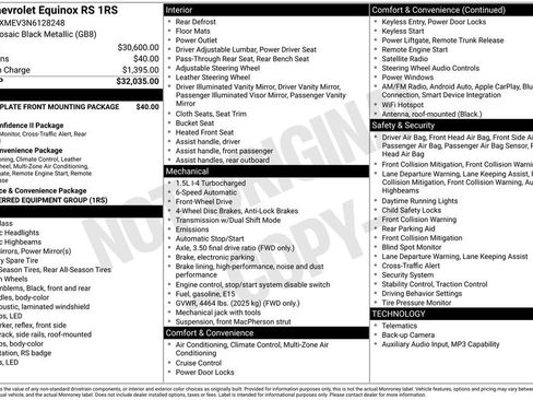 Certified 2022 Chevrolet Equinox RS FWD image 35