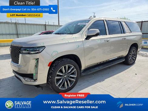 Used 2021 Cadillac Escalade ESV Premium Luxury w/ Performance Package AWD/4WD image 1