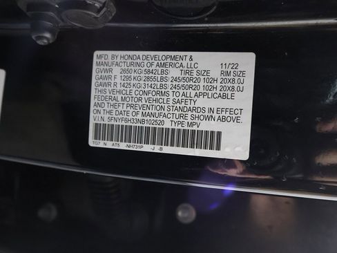 Used 2022 Honda Pilot Sport image 49