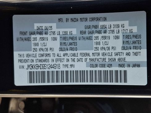 Certified 2025 MAZDA CX-90 3.3 Turbo w/ Preferred Package image 29