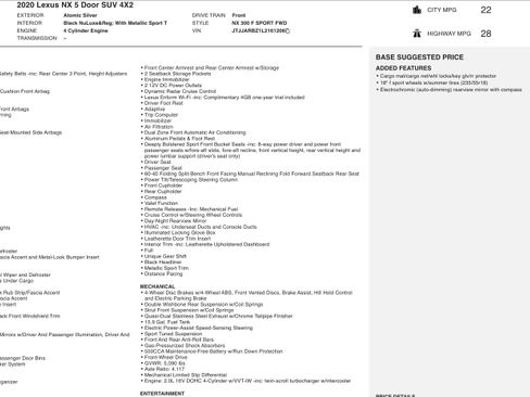 Used 2020 Lexus NX 300 F Sport image 4