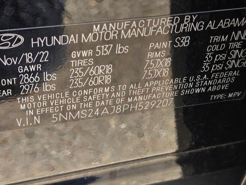 Certified 2023 Hyundai Santa Fe SEL FWD image 11