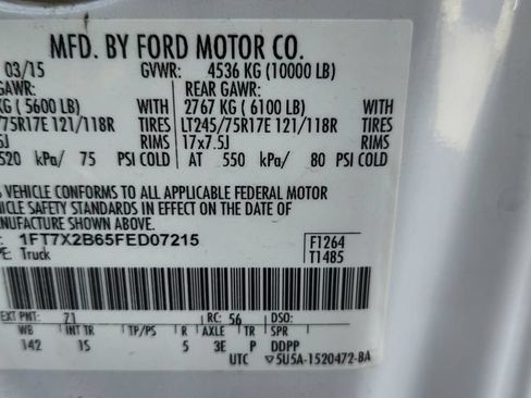 Used 2015 Ford F250 XL w/ Power Equipment Group AWD/4WD image 6
