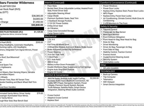 New 2026 Subaru Forester Wilderness w/ Wilderness Plus Package image 6