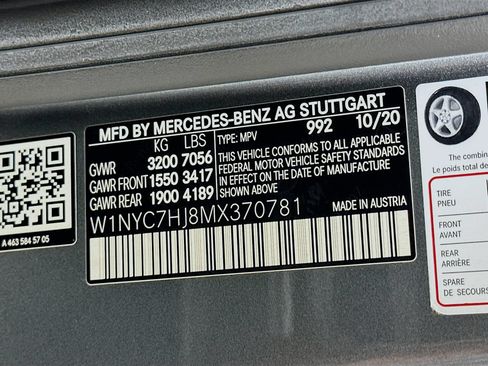 Certified 2021 Mercedes-Benz G 63 AMG 4MATIC image 35