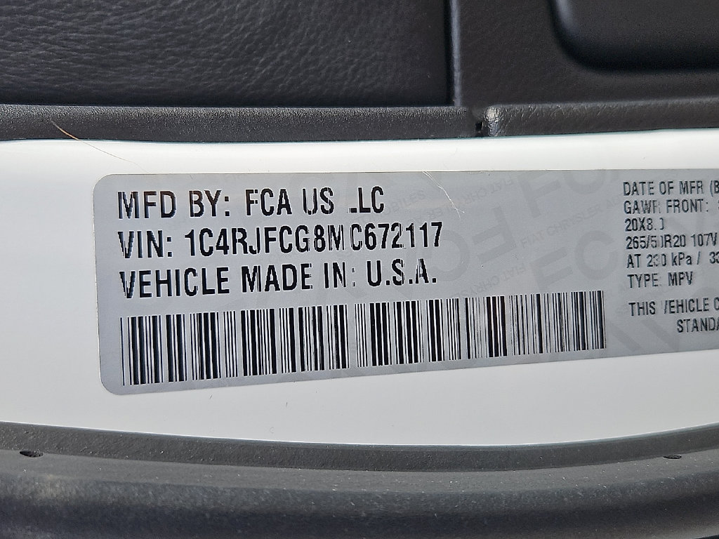 Certified 2021 Jeep Grand Cherokee High Altitude AWD/4WD image 31