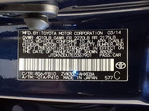 Used 2014 Toyota Prius Two image 19
