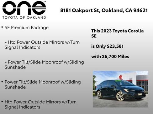 Certified 2023 Toyota Corolla SE image 6