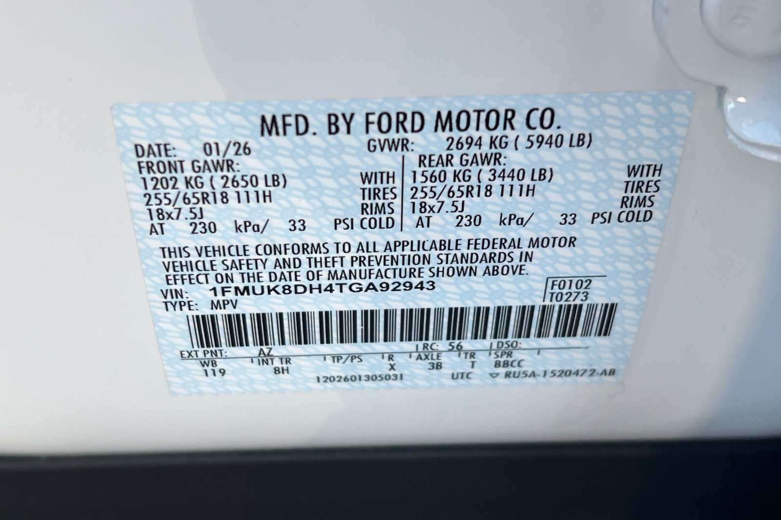 Used 2026 Ford Explorer Active AWD/4WD image 32