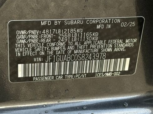 Certified 2025 Subaru Impreza 2.0i image 24