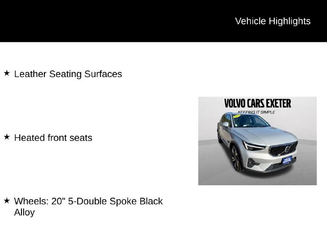 Certified 2024 Volvo XC40 B5 Ultimate w/ Climate Package AWD/4WD image 6