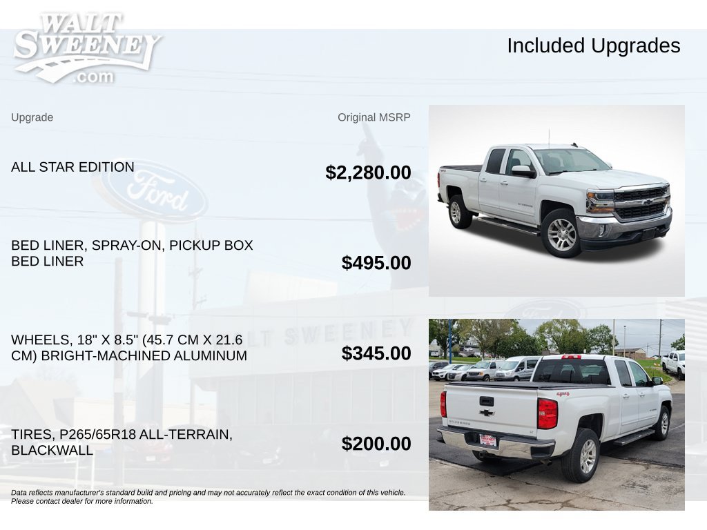 Used 2016 Chevrolet Silverado 1500 LT w/ All Star Edition AWD/4WD image 11