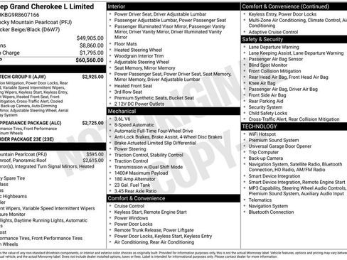 Used 2024 Jeep Grand Cherokee L Limited w/ Luxury Tech Group II AWD/4WD image 7