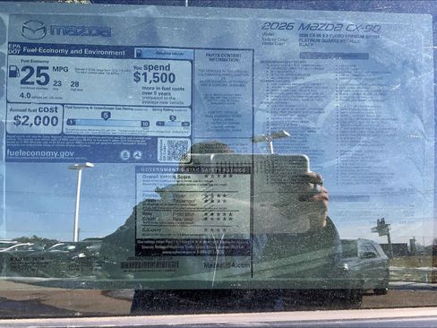 New 2026 MAZDA CX-90 3.3 Turbo w/ Premium Sport Pkg image 20