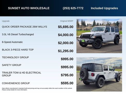 Used 2020 Jeep Wrangler Unlimited Sport AWD/4WD image 22