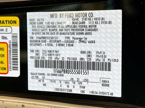 New 2025 Ford Mustang Dark Horse image 35