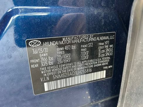 Used 2020 Hyundai Santa Fe SE FWD image 21