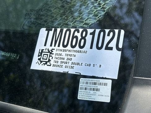 Used 2026 Toyota Tacoma TRD Sport RWD image 26