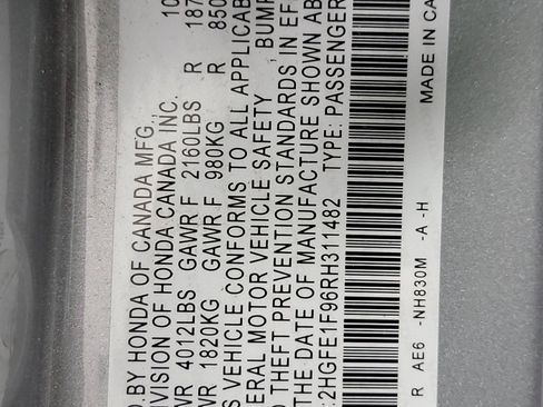 Certified 2024 Honda Civic Touring image 33