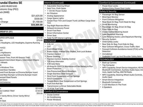 Used 2024 Hyundai Elantra SE FWD image 22