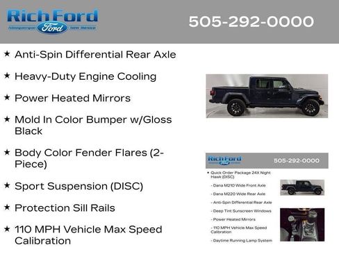 Used 2025 Jeep Gladiator Sport AWD/4WD image 77