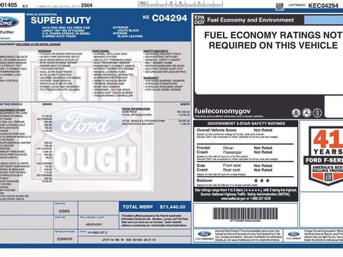 Used 2019 Ford F250 Lariat w/ Lariat Ultimate Package image 43