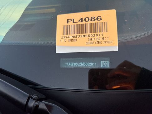 Used 2021 Ford Mustang Shelby GT500 w/ Carbon Fiber Track Pack image 8