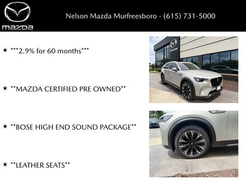 Certified 2024 MAZDA CX-90 Plug-In Hybrid w/ Premium Pkg AWD/4WD image 32