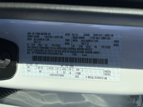 Used 2025 Ford F150 XLT w/ Equipment Group 301A Standard image 10