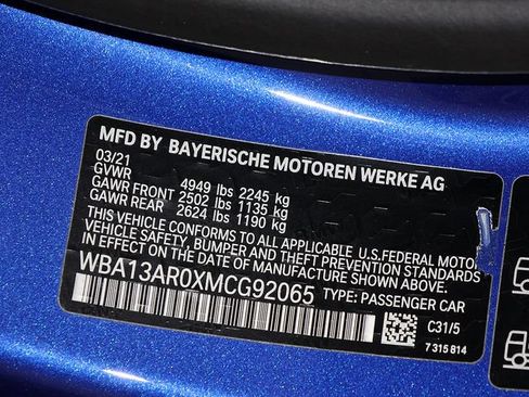 Used 2021 BMW 440i xDrive Coupe w/ Premium Package AWD/4WD image 33