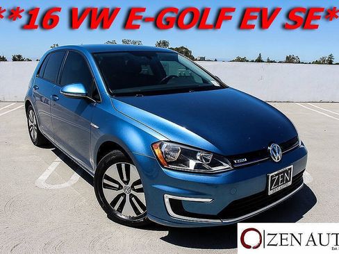 Used 2016 Volkswagen e-Golf SE FWD image 1