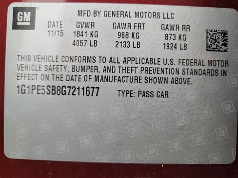 Used 2016 Chevrolet Cruze LT w/ Technology Package image 33