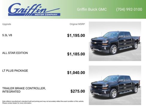 Used 2018 Chevrolet Silverado 1500 LT w/ All Star Edition AWD/4WD image 6