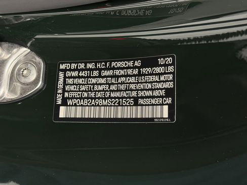 Certified 2021 Porsche 911 Carrera 4S AWD/4WD image 58