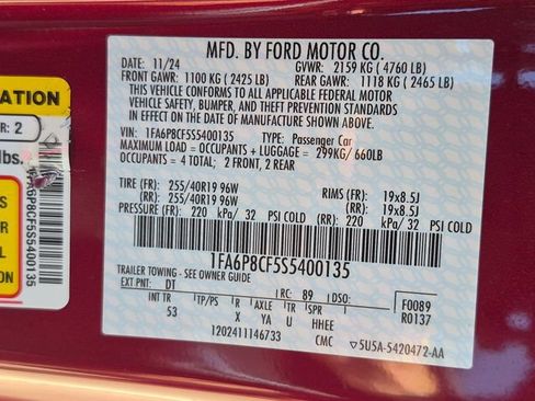 Certified 2025 Ford Mustang GT Premium RWD image 29