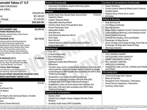 Used 2016 Chevrolet Tahoe LT AWD/4WD image 33