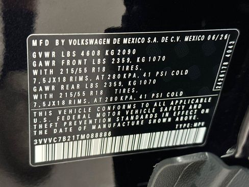 New 2026 Volkswagen Taos SE AWD/4WD image 26