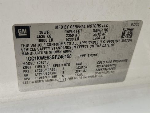 Used 2016 Chevrolet Silverado 2500 LTZ w/ Duramax Plus Package AWD/4WD image 31