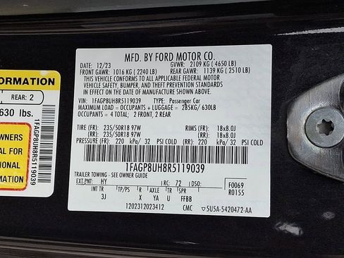 Used 2024 Ford Mustang Premium image 27