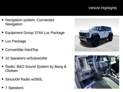 Used 2023 Ford Bronco Raptor AWD/4WD image 8