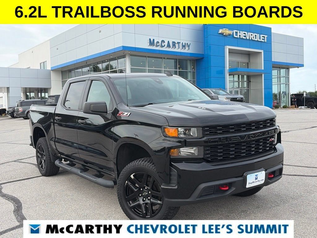 Used 2022 Chevrolet Silverado 1500 Custom Trail Boss w/ Safety Confidence Package AWD/4WD image 1