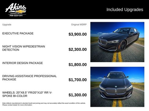 Used 2020 BMW 750i xDrive w/ Executive Package image 5