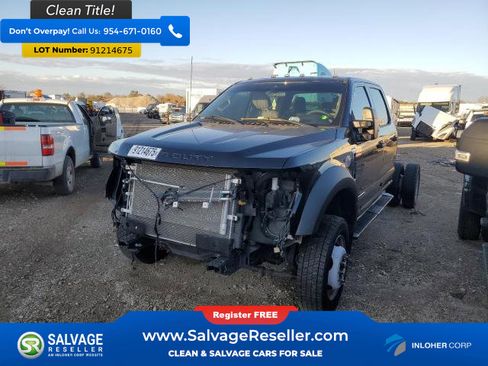 Used 2022 Ford F550 4x4 Crew Cab Super Duty w/ Low Deflection Package image 1