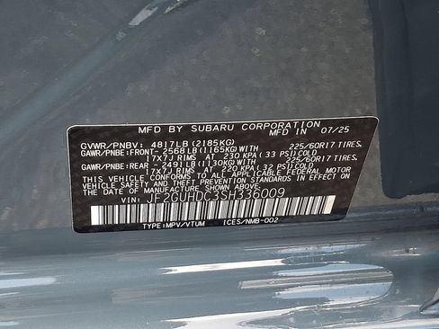 Certified 2025 Subaru Crosstrek 2.5i Premium AWD/4WD image 27