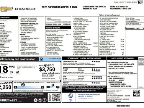 Used 2020 Chevrolet Silverado 1500 LT w/ All-Star Edition AWD/4WD image 4