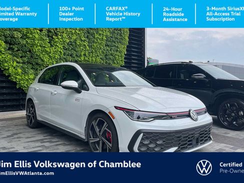 Used 2025 Volkswagen GTI SE w/ SE Leather Seating Package FWD image 1