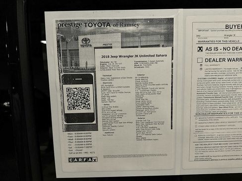 Used 2018 Jeep Wrangler Unlimited Sahara image 13