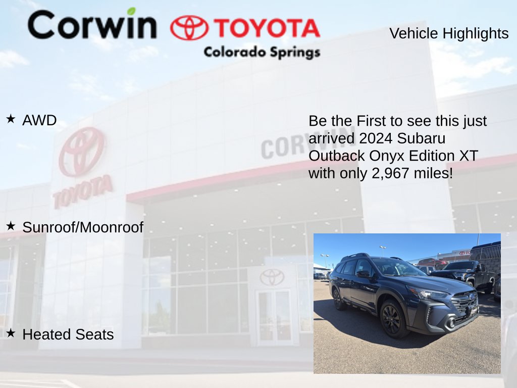 Used 2024 Subaru Outback Onyx Edition XT AWD/4WD image 4